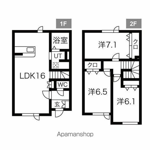 CASA FELIZ 稲穂の間取り写真