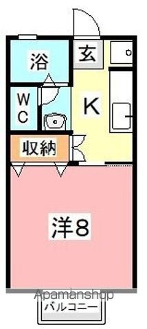 セゾン和気 Bの間取り写真