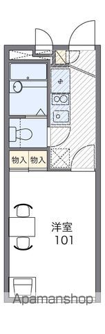 レオパレスアイリスの間取り写真