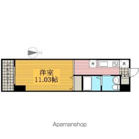 台東区台東のマンションの間取り