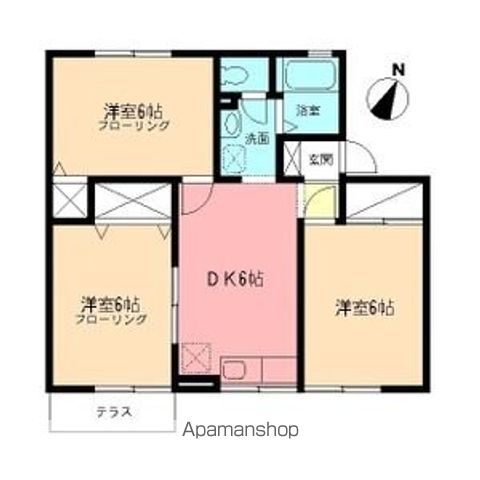クレールCの間取り写真