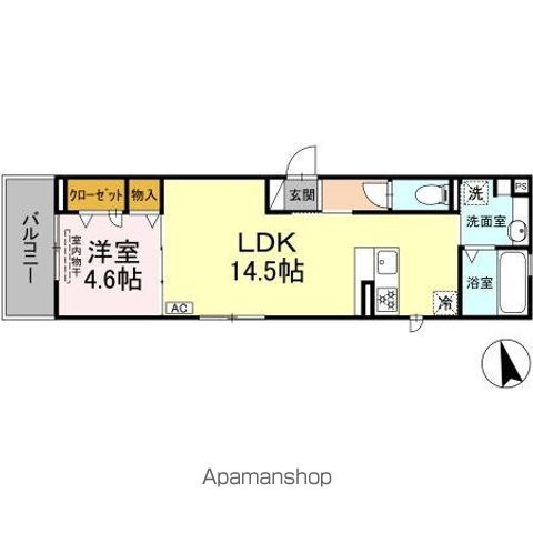 シリウス 303 ｜ 愛知県名古屋市東区大幸４丁目14-14（賃貸アパート1LDK・3階・45.52㎡） その2