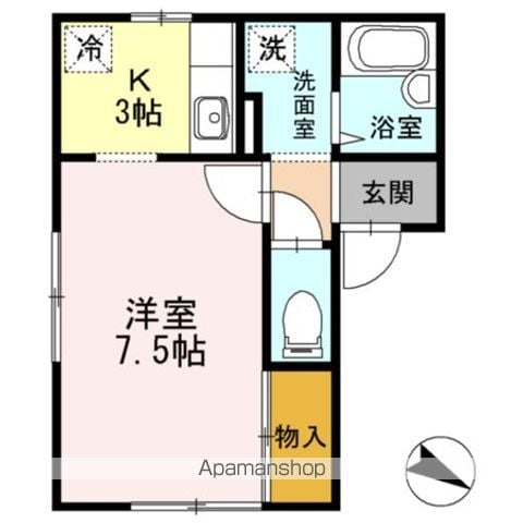 セジュール東町の間取り写真