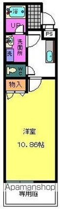 和歌山県和歌山市手平６丁目[1K/30.26m2]の間取図