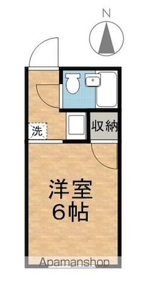 シティハイツマスダ[1K/18m2]の間取図