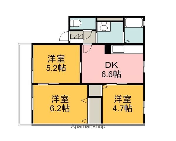 レトアK・I・Mの間取り写真