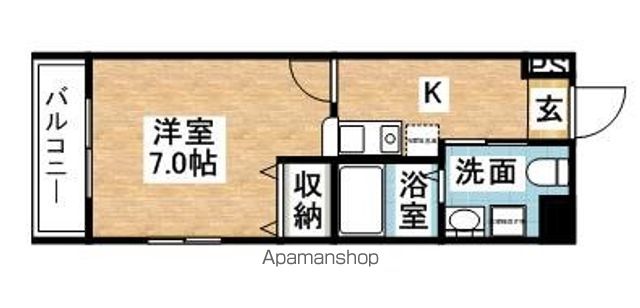 レジデンシャルヒルズ博多東の間取り