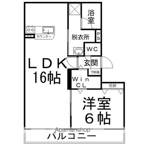 フェリスタ北1条の間取り写真