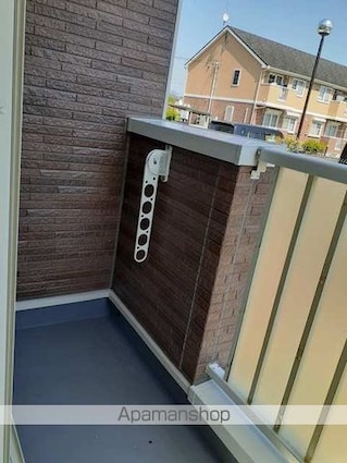 ヴィラ　アンソレイエⅢ[2DK/44.82m2]のバルコニー