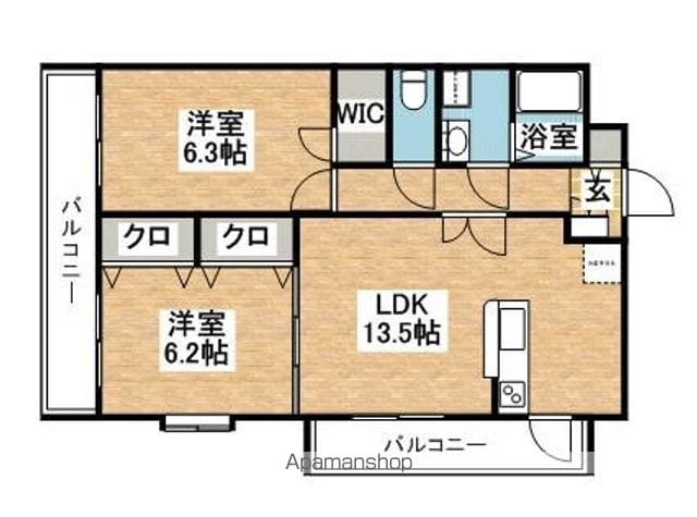 グリシーヌ空港の間取り写真