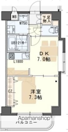 サーティラブ[1DK/35.26m2]の間取図