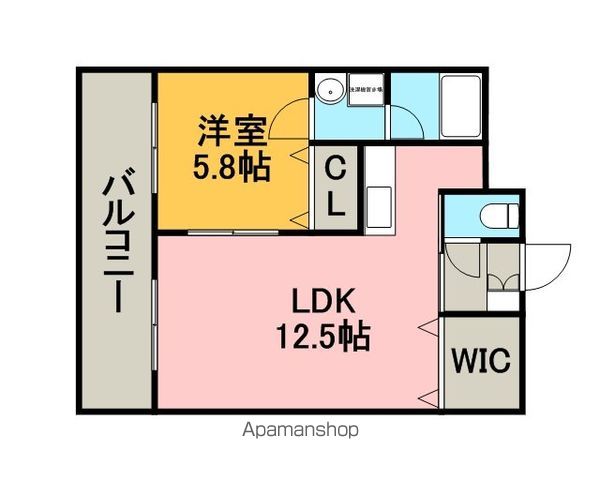 すかる通東の間取り写真