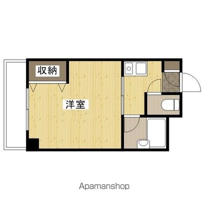 ＧＲＡＣＩＥＵＸ河原町[1K/25.31m2]の間取図