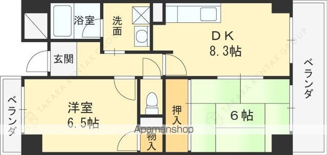 エトワール上新庄の間取り写真