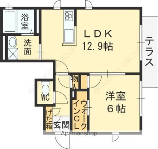 シャーメゾン希IIの間取り写真