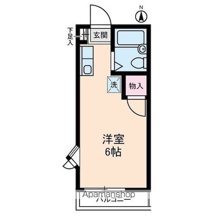 サニーハイツ[1R/17.4m2]の周辺5