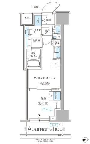 パークアクシス住吉ガーデンスクエアの間取り写真
