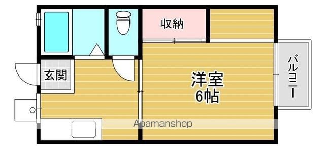 コーポ明津の間取り写真