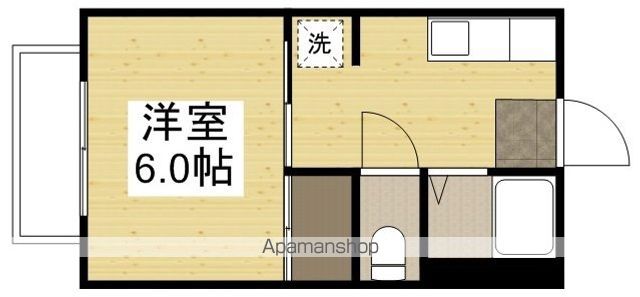 ベルコーポの間取り写真
