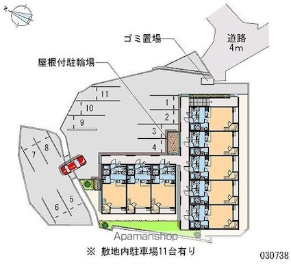 レオパレスひいらぎⅤ[1K/31.05m2]の共用部2