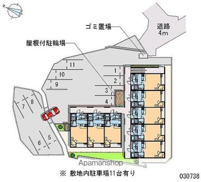 レオパレスひいらぎⅤ[1K/31.05m2]の共用部2