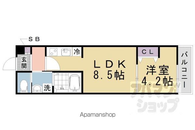 ALEGRIA大津の間取り写真