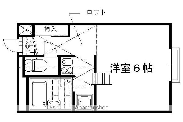 レオパレスフォレストの間取り写真