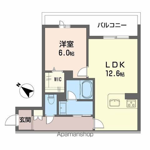 シャーメゾンマーレ竹下の間取り写真