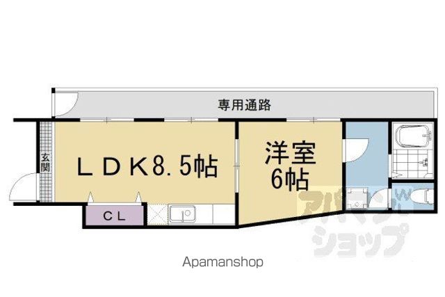 YHC鴨戸の間取り写真