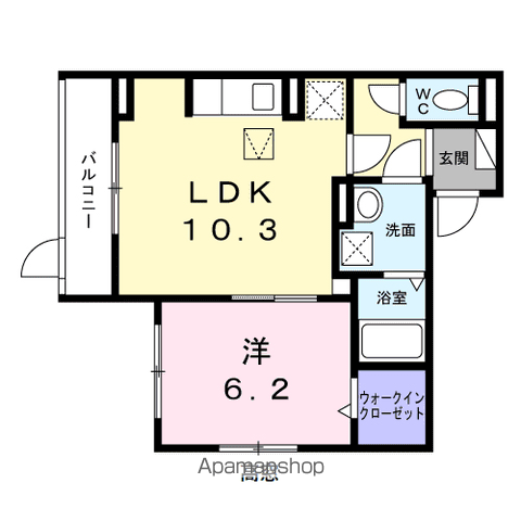 赤川4丁目アパートの間取り写真