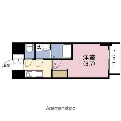 エスリード大阪上本町グリーズの間取り写真