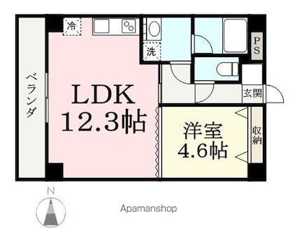 Ｄｙｌａｎ．[1LDK/42m2]の間取図
