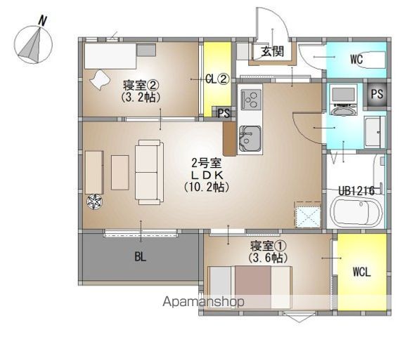REGALEST 総社2の間取り写真