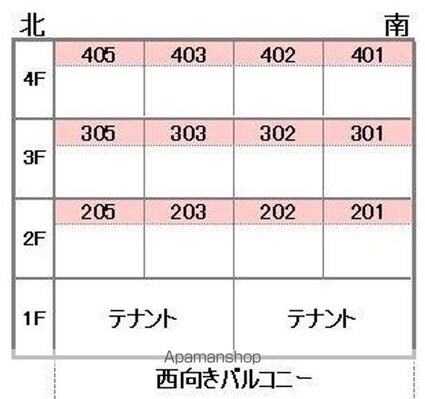 グレース道後緑台[1K/25.71m2]の配置図