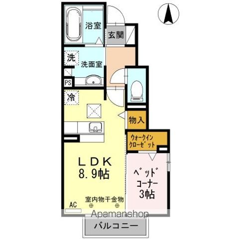 フェリーチェAの間取り写真