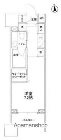 パークフラッツ中目黒の間取り写真
