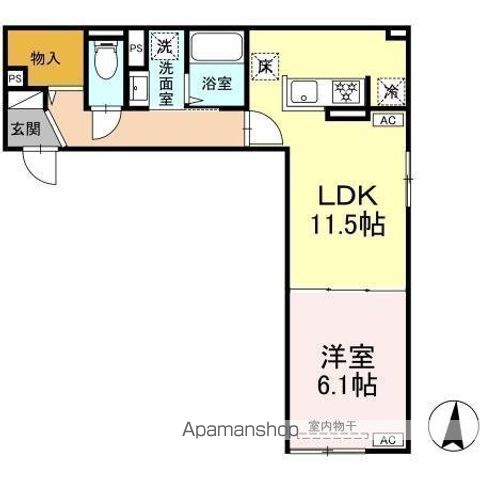 グラナーデ谷原の間取り