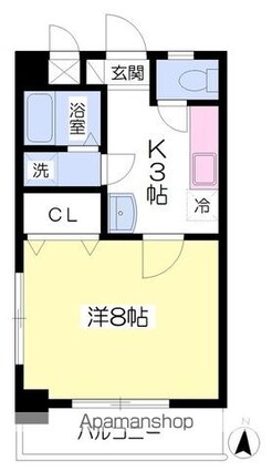 レモンハイツ土居田[1R/26.26m2]の内装4