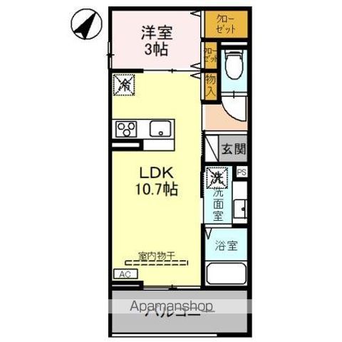 ラポーム西川口の間取り写真