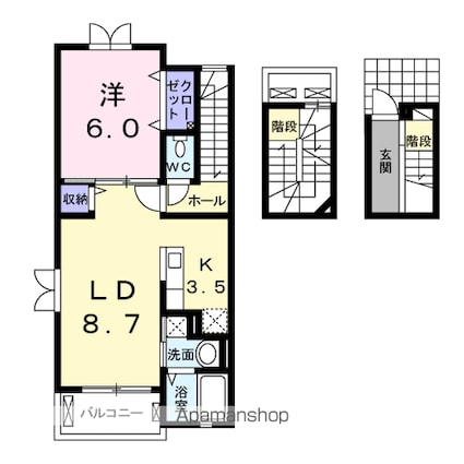 アバンツァート・Ｍ[1LDK/53.01m2]の間取図