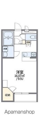 レオパレスサンハイム中島Ｂ[1K/31.05m2]の間取図