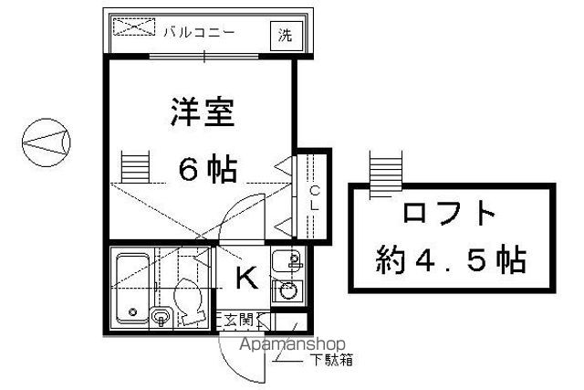 ベルメゾン京都の間取り写真