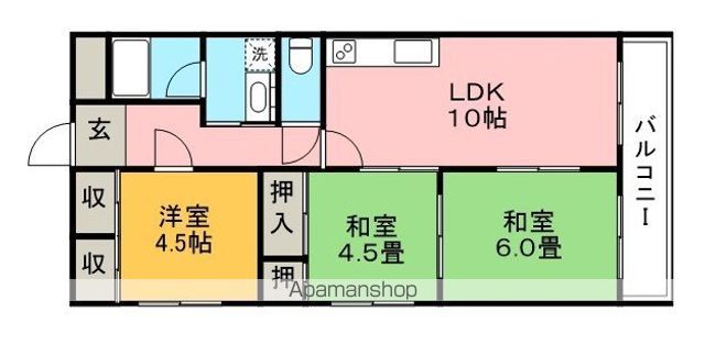 メゾンドフロールの間取り写真