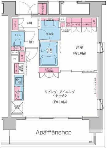 レジディア品川シーサイドの間取り写真