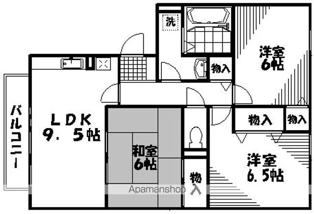ラフィネ安芸の間取り写真