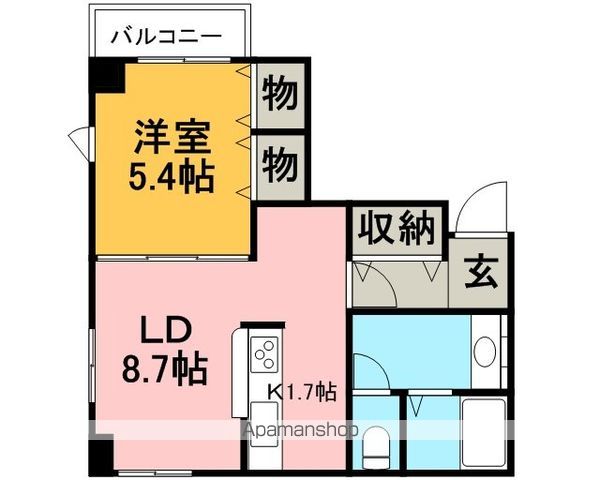 LE CIEL大通の間取り写真