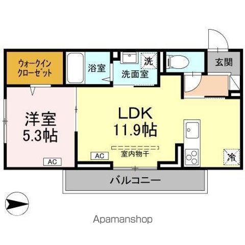 アーバンライフヒロ沖浜の間取り写真