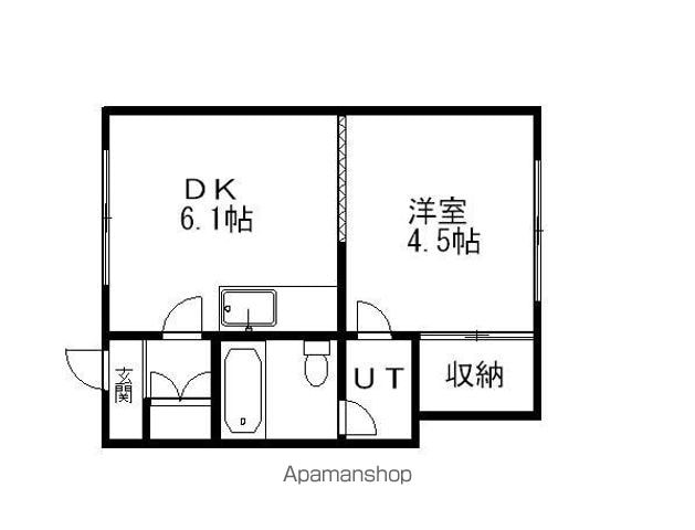 コーポ一條の間取り写真