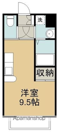 グランドメゾン大梶[1R/24.84m2]の間取図