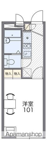 レオパレスプランドールの間取り写真